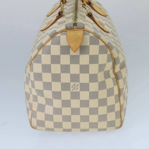 LOUIS VUITTON Damier Azur Speedy 30 Hand Bag - Picture 4 of 14